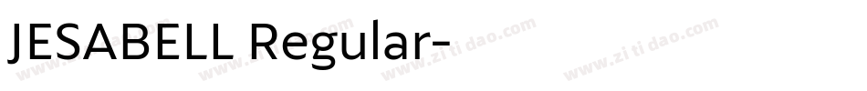 JESABELL Regular字体转换